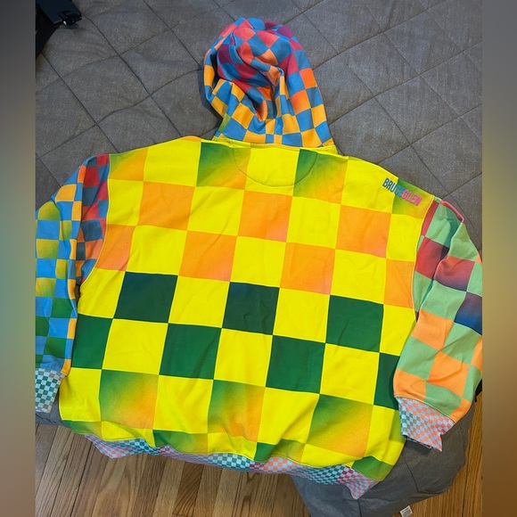 GAP Multicolor Checkered Hoodie by Bruce Glen - Picture 8 of 11
